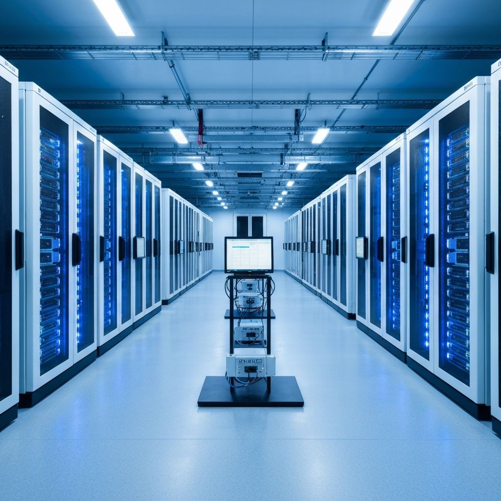 Mission critical data center with redundant power systems